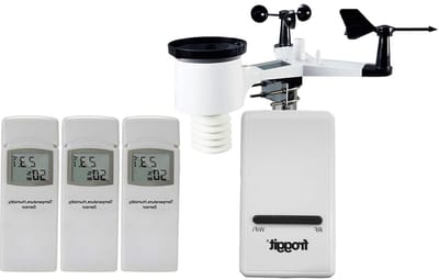 Weerstation Set - Weercomputer Buitenmodule - Weersvoorspelling Binnen - Draadloze Buitenmodule - 62x35x62mm