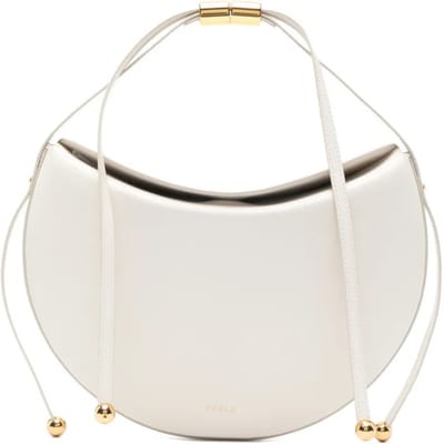 FURLA Leren schoudertas Moonstone Shoulder Bag Panna crème