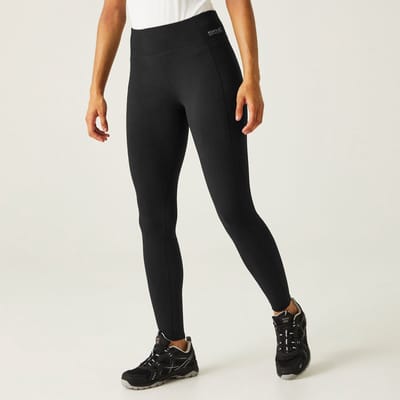 Holeen II fitnessleggings voor dames - Zwart