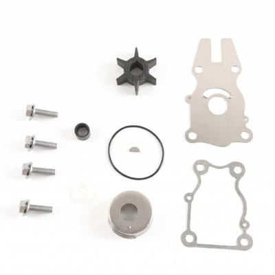 TEKROA® Reparatieset voor de impeller van de waterpomp van een buitenboordmotor - Bootuitrusting - geschikt voor 63D-W0078-00 F40/F50/F60 - gemaakt van corrosiebestendige