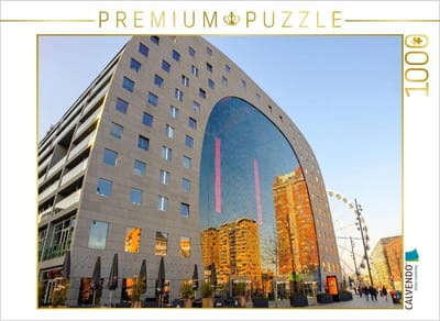 Legpuzzel Rotterdam - Stukjes Puzzel - Ontspanning Thuis - Grote Markthal Afbeelding - 64x48 cm