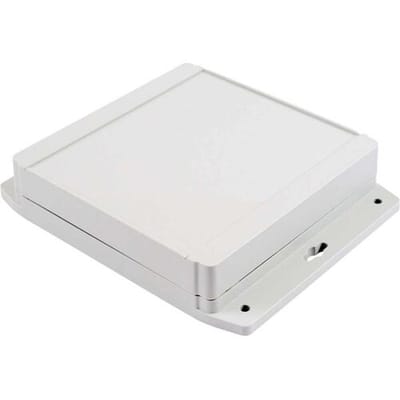 Hammond Electronics 1555RF17GY Universele behuizing 160 x 160 x 62 ABS Lichtgrijs 1 stuk(s)