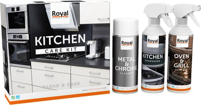 Royal Kitchen Care Kit - schoonmaak en verzorging set