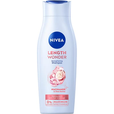 Shampoing Fortifiant NIVEA Longueur Miracle 400ml – Niacinamide & Beurre de Karité