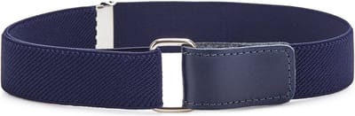Ladeheid Kinderriem - Riem - Broekriem - Verstelbaar - Polyester - LA-TG-P15 - Dunkelblau - 5-12 Jahre
