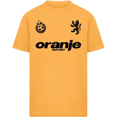 Dikke oversized T-shirt Mister Tee Oranje Boven