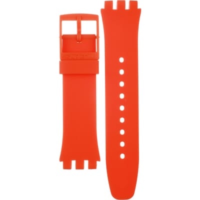 Swatch Plastic - New Chrono - SUS ASUSO400 SUSO400 Wild Orange band