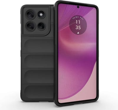 MobyDefend Hoesje - Geschikt voor Motorola Moto G86 - TPU Gripcase - Zwart