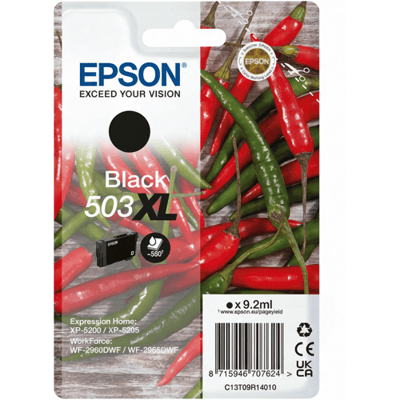 Epson 503XL originele inktcartridge - 1 stuk - hoge (XL) capaciteit - zwart