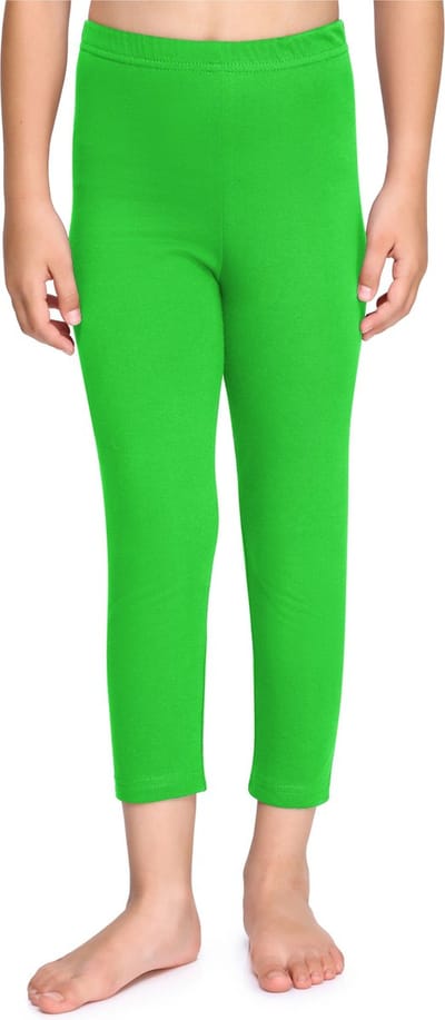 Merry Style Meisjes Leggings - Sport - Vrijetijdsbroek - Capri - Katoen - MS-MS10-226-LE - Groen - 110