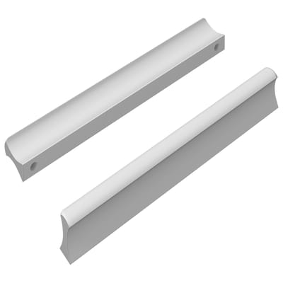 vidaXL - Handvat - Effen - 2 - st - Zilver - 105.7 - x - 7.4 - x - 15.5 - mm - Aluminium