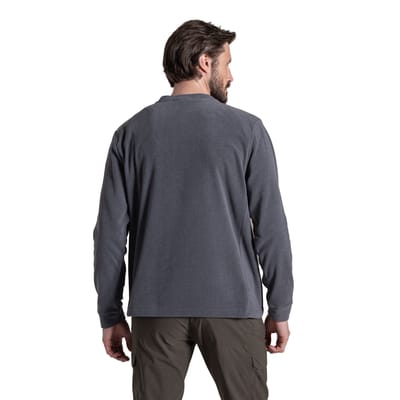 Craghoppers Heren Corey Fleece Top (Black Pepper Marl)