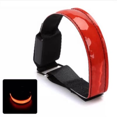 Scoby - Sportarmband - Hardloopverlichting - LED Sportlamp - Running Light - Sport Verlichting - Rood