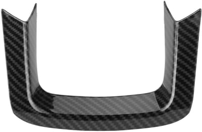 Dailygoody - Ushape Stuurwiel Trim - Sport - Luxe uitstraling - Koolstofvezel stijl - Eenvoudige installatie - Geschikt voor Sport/Evoque