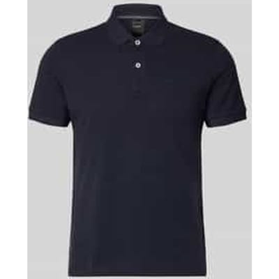 slim fit poloshirt met gestikt logo