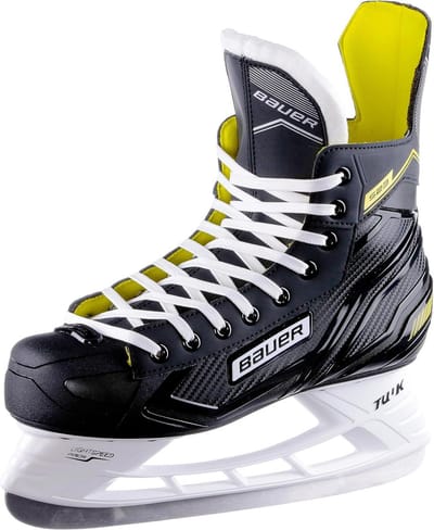Heren IJshockey Schaatsen met Stevige Composiet Schoen en Roestvrijstalen Schaatsijzer