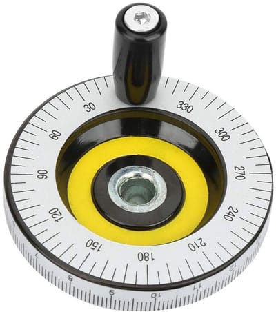 Allecto - Electric Bakelite handwiel - mechanisch onderdeel - mat - 80 mm - duurzaam - geschikt voor draaibanken en freesmachines