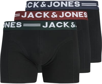 Jack & Jones Onderbroek Sense Trunks 3-pack Noos 12081832 Black/black - Black Mannen Maat - L