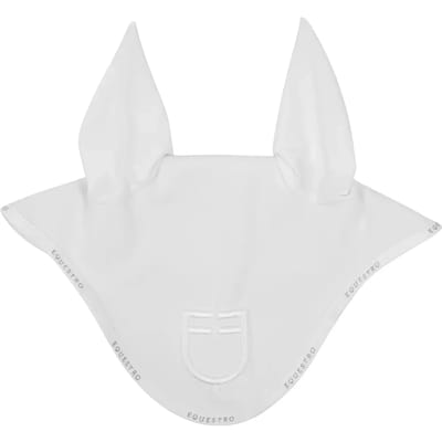 Korte muts van technische stof met logo Equestro