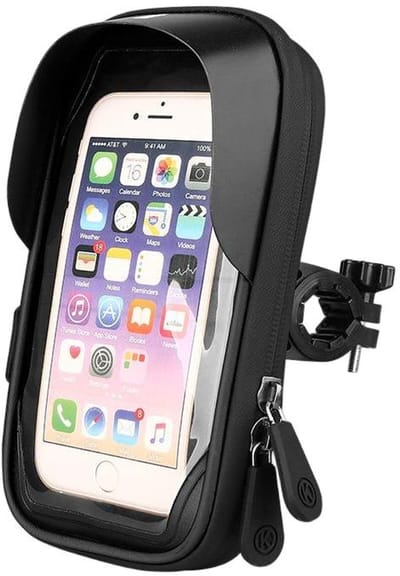 Fietstas Telefoonhouder - Stuur Tas - Fiets Navigatie - 360 Graden Draaibaar - Tot 6.4 Inch - Rood