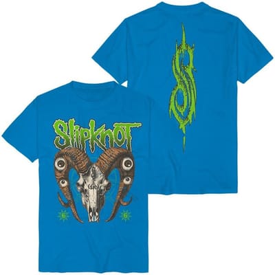 Slipknot T-shirt - Eyed Goat - S tot XL - voor Mannen - blauw