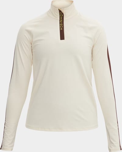 Röhnisch Abby Half Zip - White Swan - Maat XL