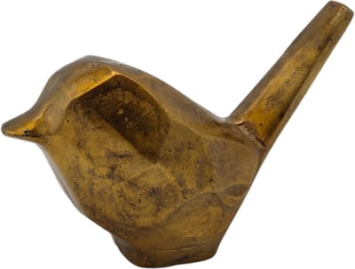 Urnenspecialist® - Urn Vogel - Birdie - Mini urn - Antiek Goud - Gold - Vogel Urn - 225ML