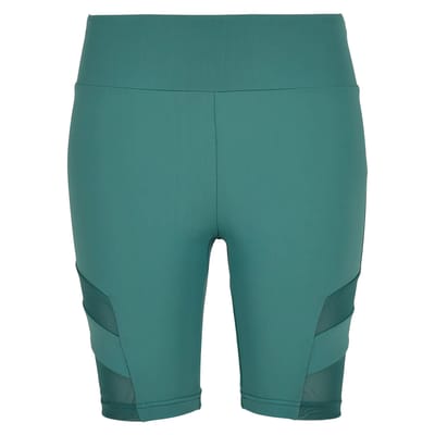Urban Classics - High Waist Tech Mesh Korte cycle broek - 3XL - Groen