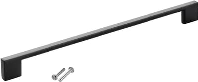SOTECH meubelgreep BLACKLINE XII BA 256 mm zwart mat aluminium (lengte 288 mm, breedte 9 mm, hoogte 28 mm) kastdeurgreep beugelgreep