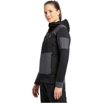 Haglofs Haglöfs Astral Hood Women (Maat - XL, Kleur - True Black/Magnetite)