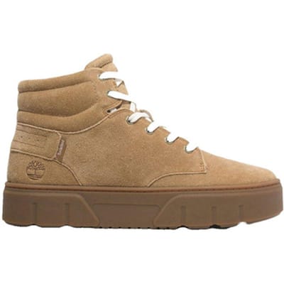 Hoge Sneakers Timberland Baskets High Top Shoes Women's beige brown