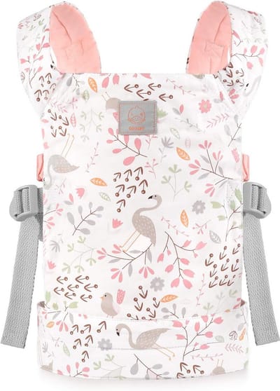 Zachte Katoenen Baby Doll Carrier voor Kinderen - Roze