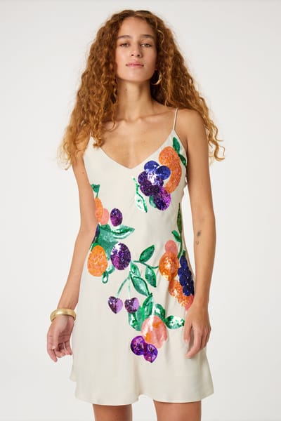 Fabienne Chapot Emilia Dress Cosy White Maat: 42 | Mini Jurken Outlet | Dames | Wit