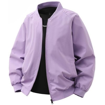 Nieuwe Lente en Herfst Amerikaanse Bomberjack Heren Dun Los Jasje Baseball Uniform Top Heren M gray