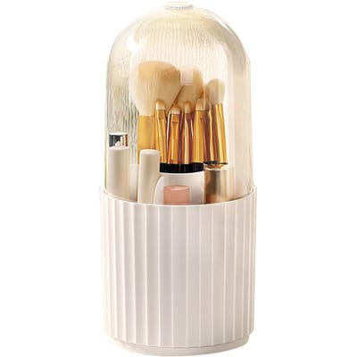 Make-up Kwastenhouder Stofbestendig 360 Graden Draaibaar Grote Capaciteit 5 Vakken Make-up