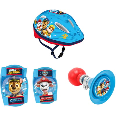 Paw Patrol fietsset; helm, handschoenen en knie- en elleboogbeschermers