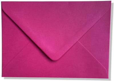 Cards & Crafts 100 Luxe enveloppen - C6 - Fuchsia Pink - 110grams - 162x114mm
