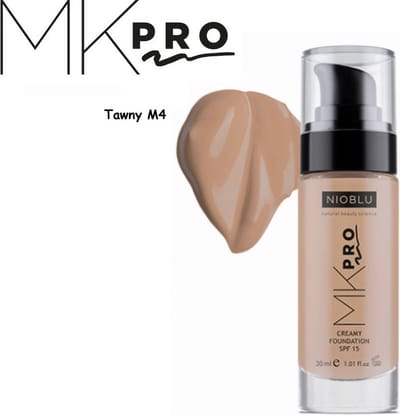 NIOBLU - MKPro - Creamy - Foundation - SPF 15 - Tawny M4
