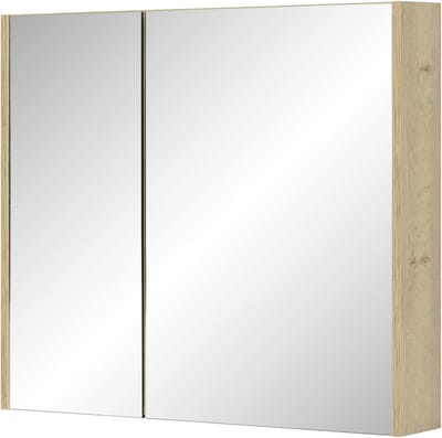 Saqu spiegelkast 80x14x70cm eiken marcato