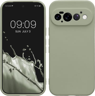 kwmobile telefoonhoesje geschikt voor Google Pixel 11 Pro - Hoesje voor smartphone - Precisie camera uitsnede - In grijsgroen