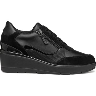 GEOX ILDE DAMES Sneakers - ZWART - Maat 37