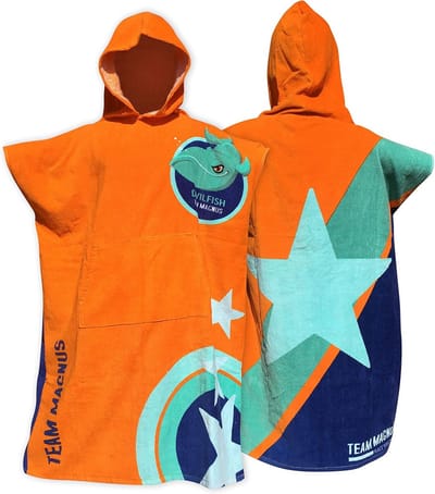 Badjas / Strandhanddoek in Ponchostijl voor Kinderen en Tieners
