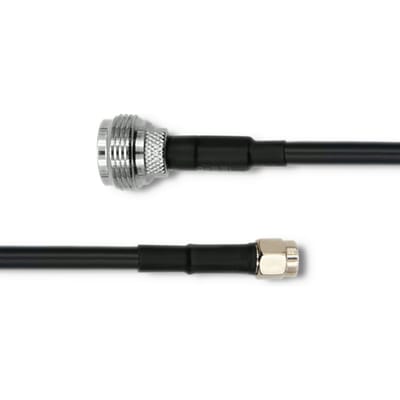 Qoltec coaxiale kabel RG58 |   Vrouwelijk |   RP-SMA mannelijke connector |   1m