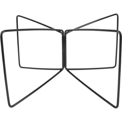 Opvouwbare Koelbox Standaard met Draagtas Roestvrij Staal Camping Opbergdoos Standaard IJskist Houder Rek black