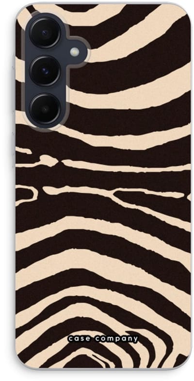 Case Company® - Hoesje geschikt voor Samsung Galaxy A55 hoesje - Arizona Zebra - Soft Cover Telefoonhoesje - Bescherming aan alle Kanten en Schermrand