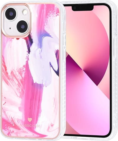 UNIQ Accessory Telefoonhoesje voor Apple iPhone 13 Mini - TPU/Polycarbonaat - Print & Back Cover - Bescherm je Telefoon!