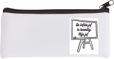 Akyol - de liefste juf is toevallig mijn juf Etui - Juf - juf - leraar - 20 bij 9 cm