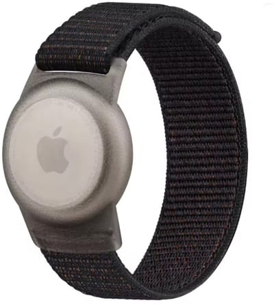 Actie4you® - AirTag Polsband voor Kinderen - AirTag Kind - AirTag Bandje Kind - Geschikt voor Apple AirTag – Tot Polsomtrek 17CM - Zwart