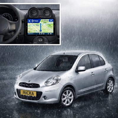 ADIVOX T1 9 inch geschikt voor Nissan Micra 2011-2013 Android 15 CarPlay/Auto/Wifi/DSP/NAV/DAB+