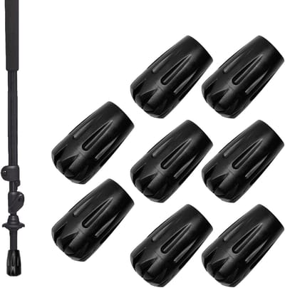 Rubber Buffers voor Nordic Walking Stokken - Set van 8 Vervangende Rubber Buffers voor Grip en Stabiliteit